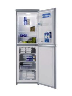 Candy Csc1745Se 55Cm Fridge Freezer - Silver